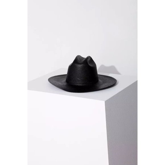 Janessa Leone Vivian Hat Black Straw main image 6